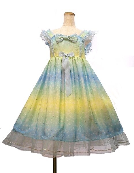 Preview of KC付き 新品 Angelic Pretty Sugar Skyジャンパースカート JSK ２点セット アンジェリックプリティ