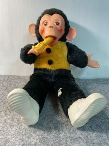 1960s モンキー ラバーフェイス ぬいぐるみ ビンテージ 60s 70s ジッピー ハウディードゥーディー さる 猿 チンパンジー