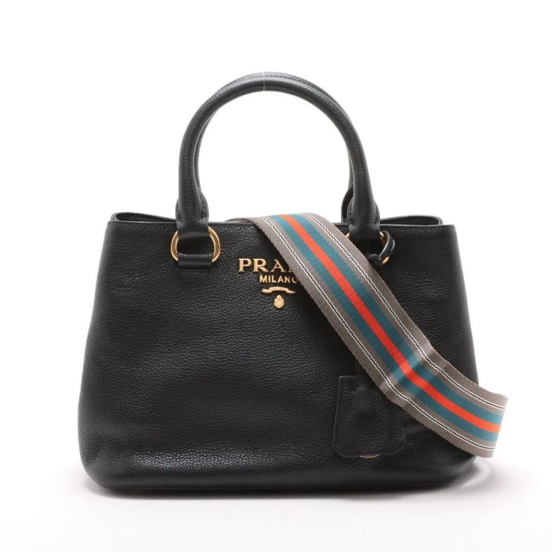 極美品 PRADA キルティング ショルダーバッグ 斜め掛け サフィアーノ 