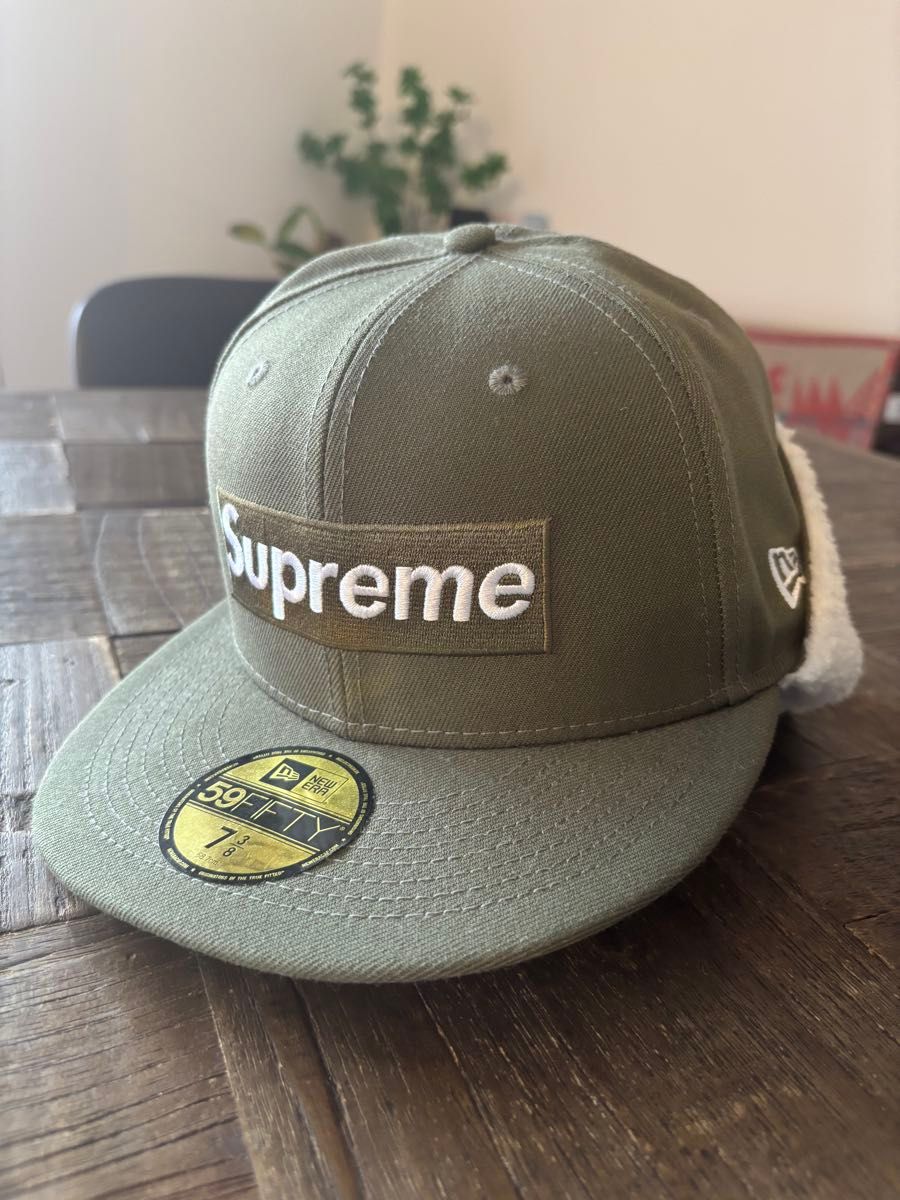 Supreme New Era 59FIFTY ボックスロゴ カモフラ キャップ 7 1/4