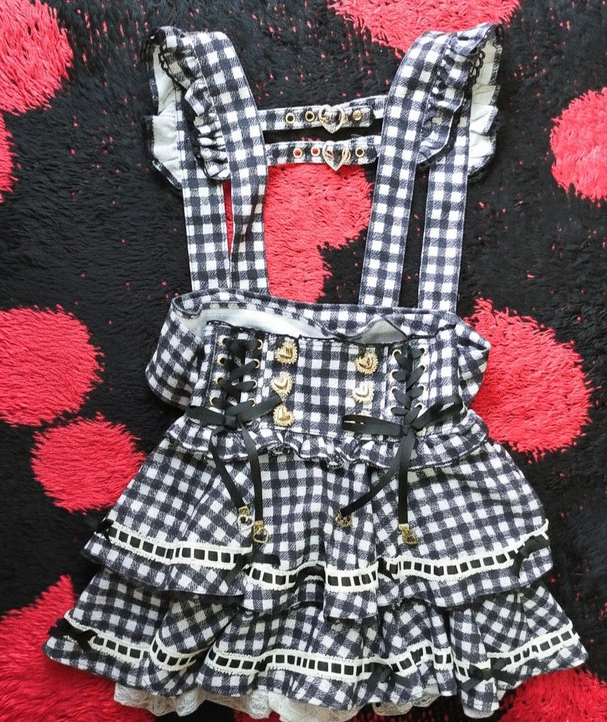 Lizlisa はしごリボンギンガムティアードスカパン | Shop at