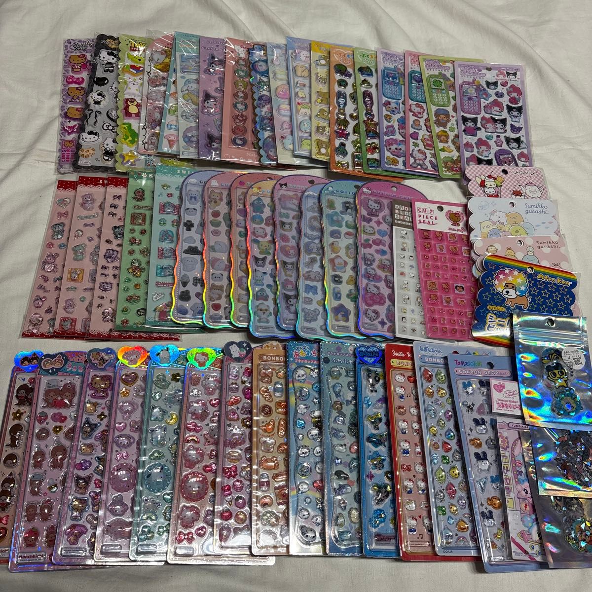 正規品 立体シール 23枚セット サンリオ ディズニー たまごっち 和柄