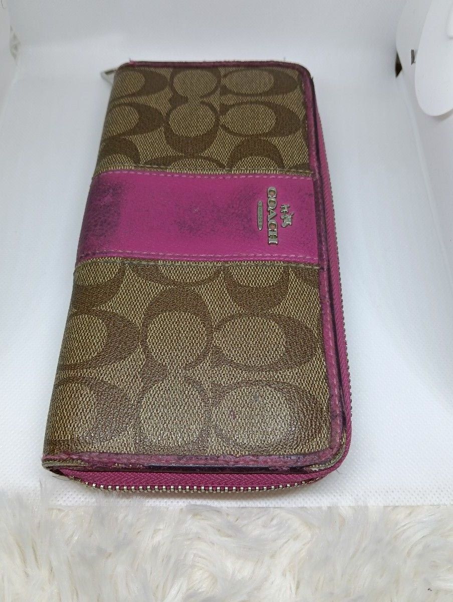 COACH コーチ シグネチャー ランチ フローラル プリント ラウンド