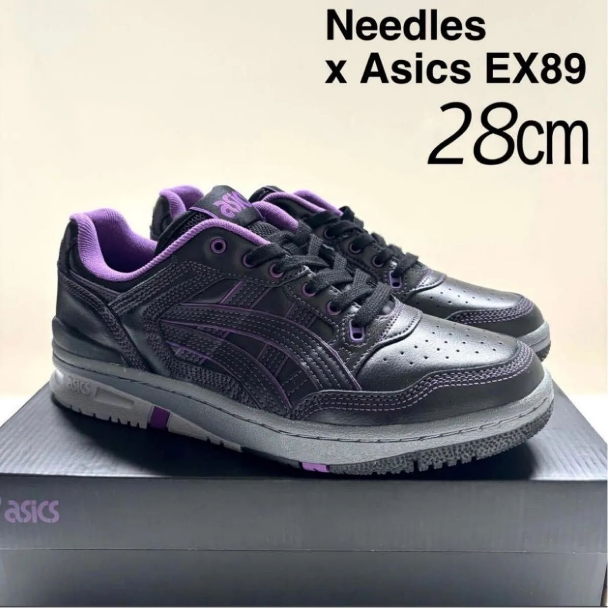 新品 NEEDLES ニードルス ASICS アシックス コラボ EX89 スニーカー 27 