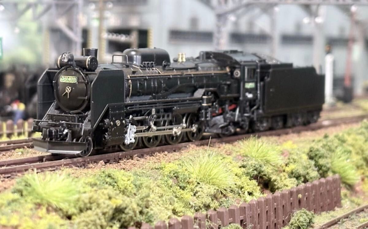 D51 201号機 蒲郡市民会館保存機 KATO改造 蒸気機関車 鉄道模型 N