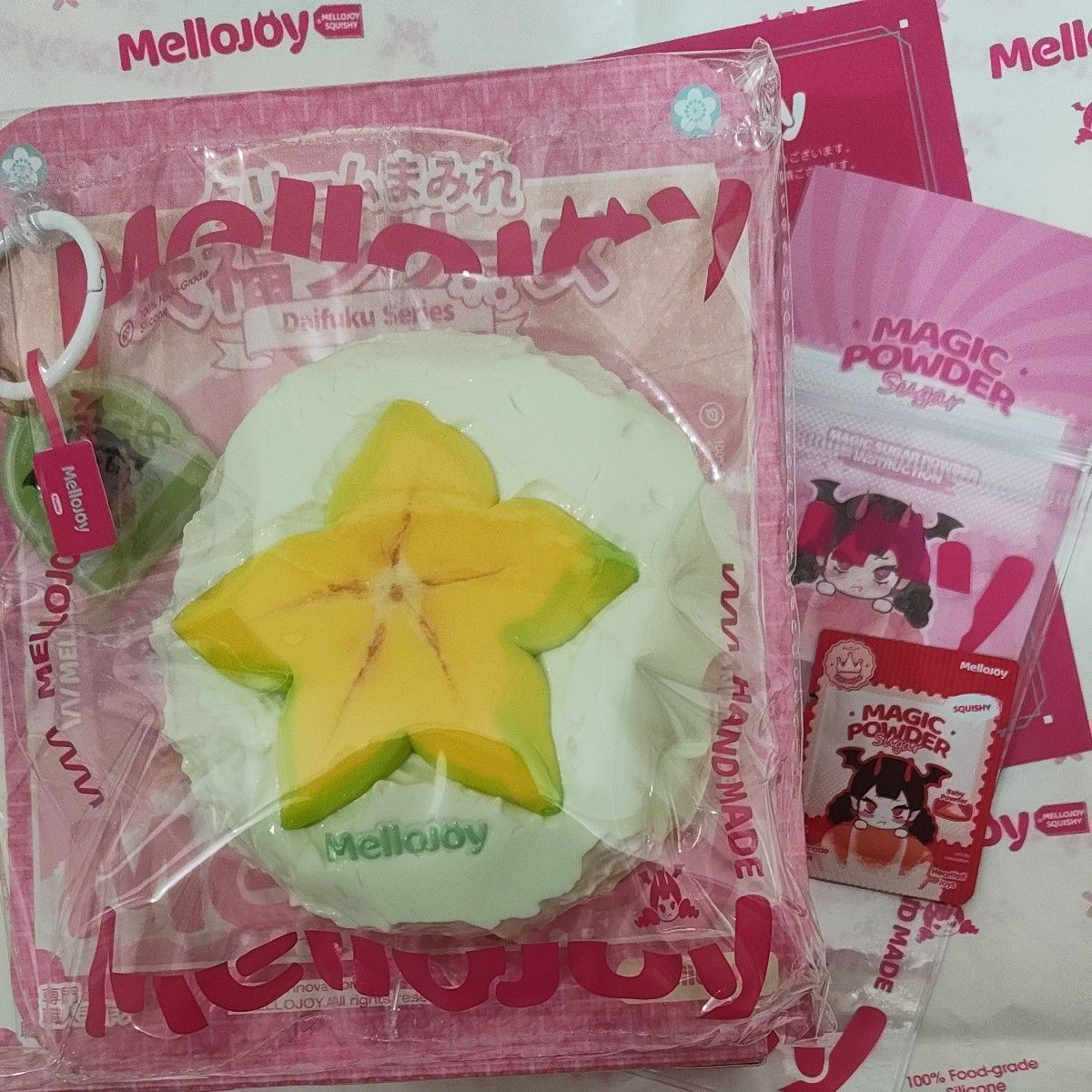 メロジョイ Mellojoy スクイーズ 大福シリーズ スターフルーツ | Shop