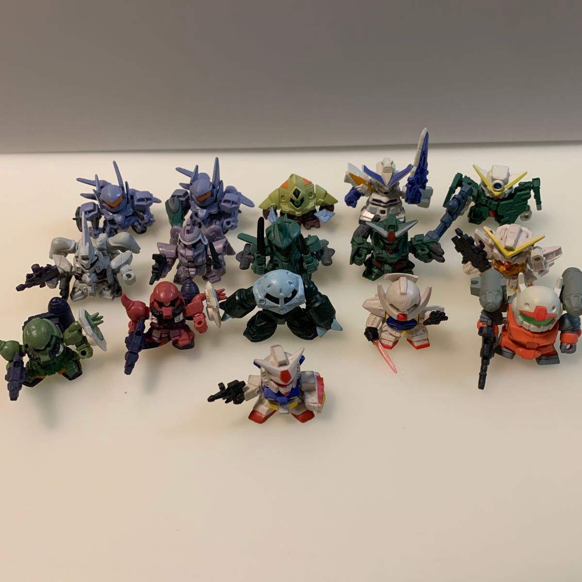 SDガンダムフルカラーカスタム1〜20 ガチャポン ミニカタログのみ20枚