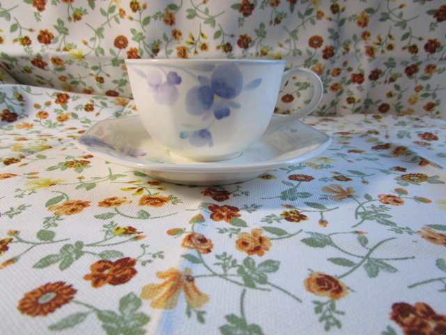 Noritake Crafton 8745 / 2 Morning song シリーズ カップ＆ソーサー