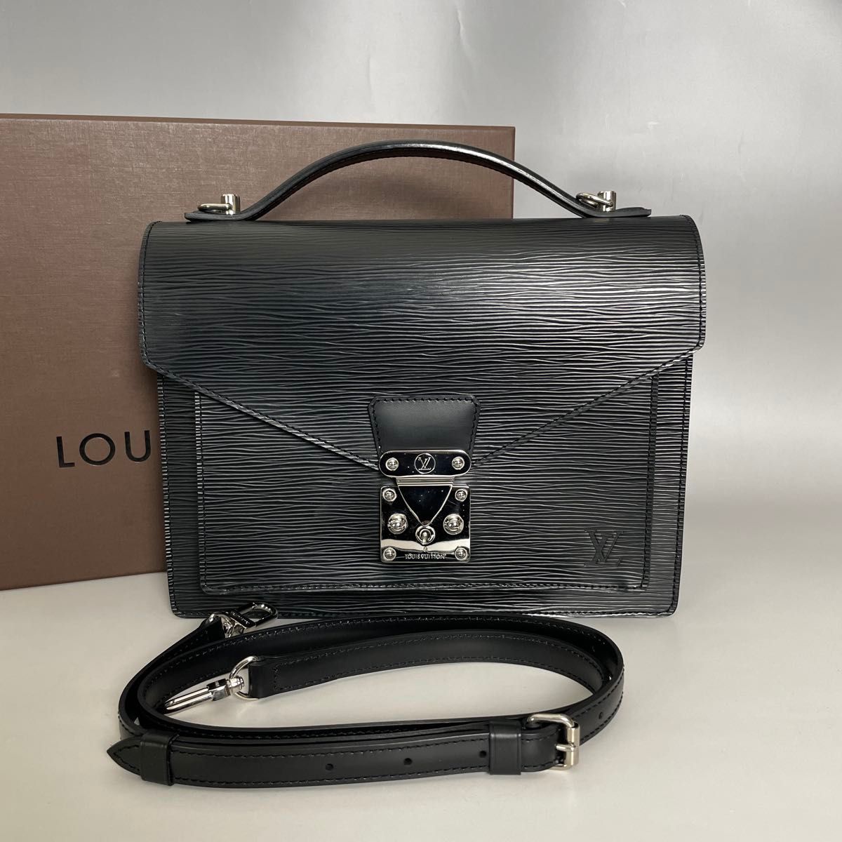 ルイヴィトン エピ ネオノエ ピンク 2WAY ショルダーバッグ レッド 赤