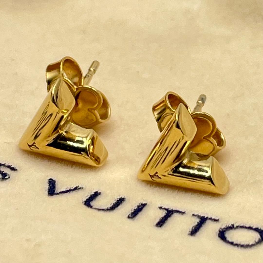 極美品 ルイヴィトン ピアス M65425 ロゴ 刻印 1529 | Shop at