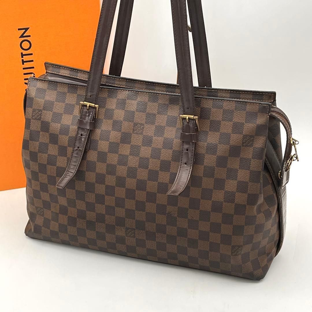 ルイヴィトン ハムステッドMM ダミエ エべヌ トートバッグ | Shop at 