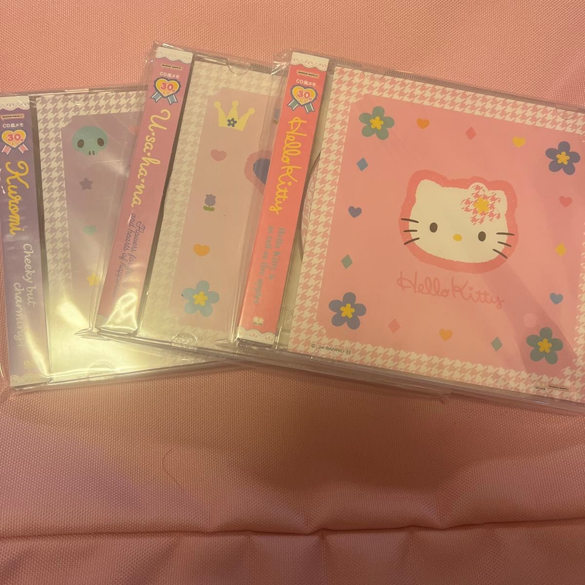 サンリオ CDケース風メモ 3種セット マイメロディ クロミ ハローキティ