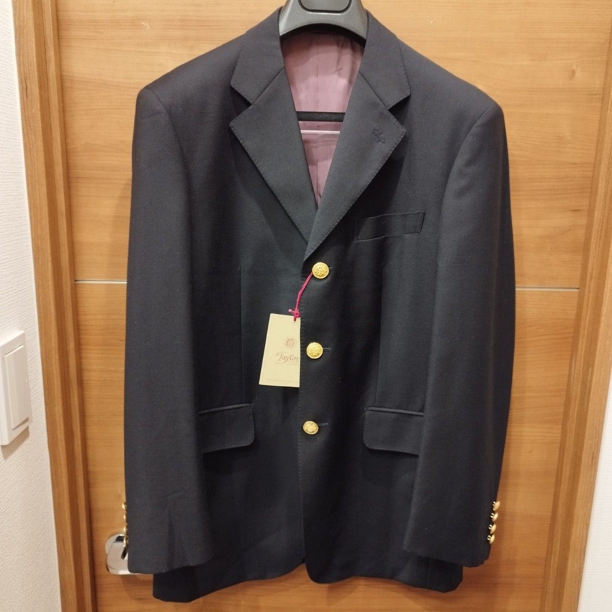 VAN JACKET テーラードジャケット 金ボタン ワッペン 90s Lサイズ 希少/90s/VAN JACKET/金ボタン/テーラードジャケット/紺 ブレザー/XL