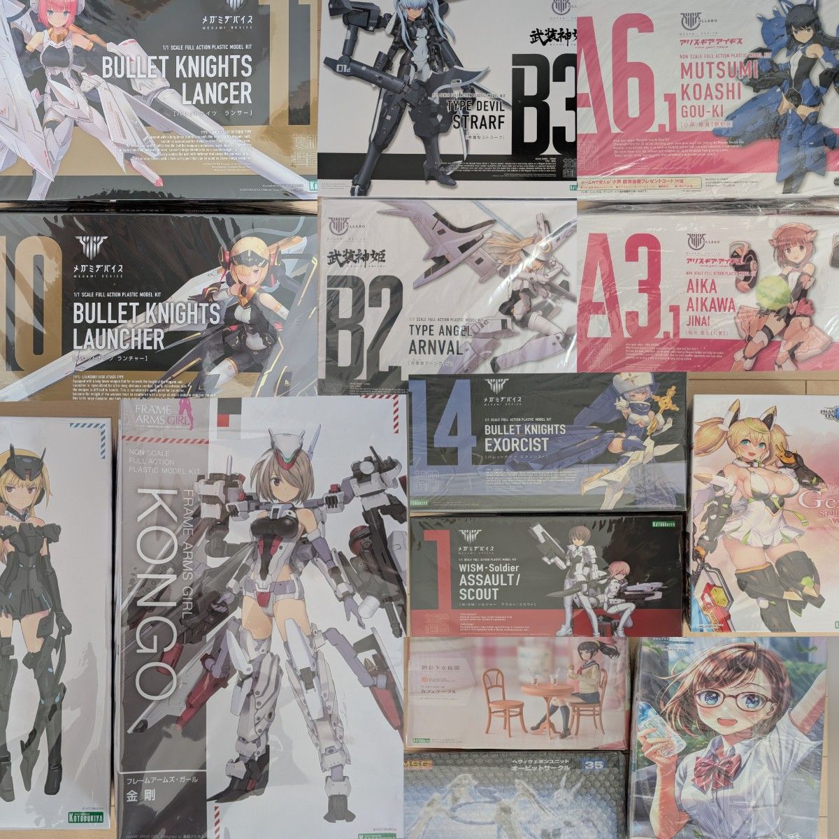 コトブキヤ 美プラ メガミデバイス 6点 まとめ売り 詰め合わせセット