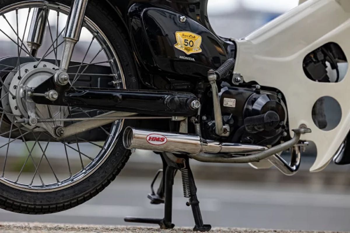 数量限定 HMS ラッドショット アップ マフラー ホンダ スーパーカブ50