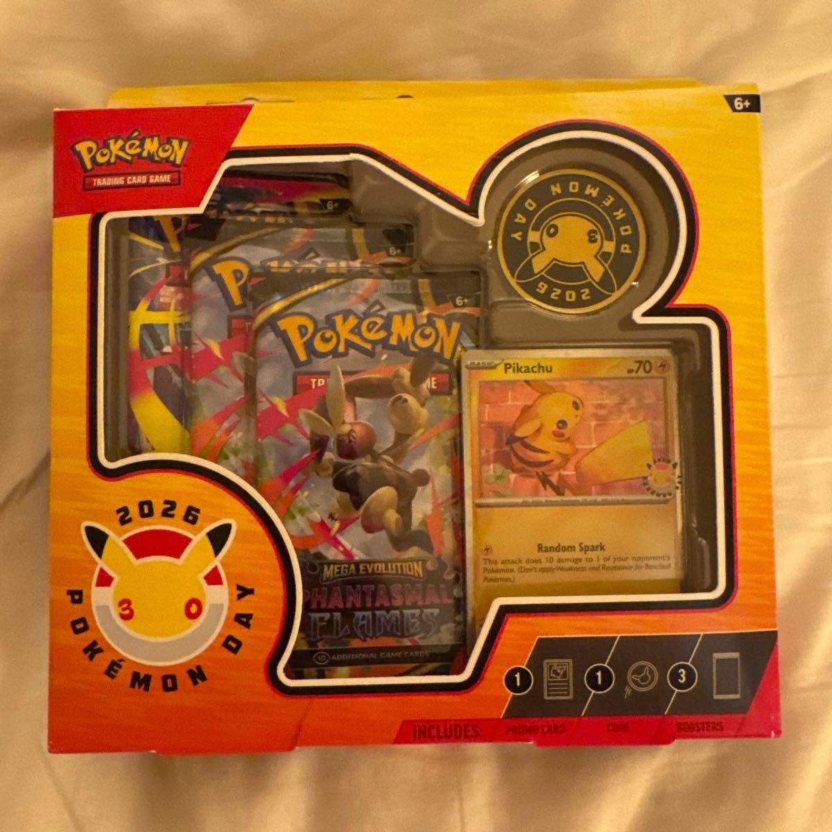 海外限定A Pokemon Day 30周年 ピカチュウプロモ英語版 未開封 1