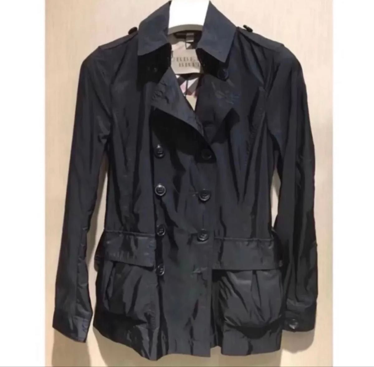 美品 BURBERRY BRIT バーバリーブリット ショートトレンチコート