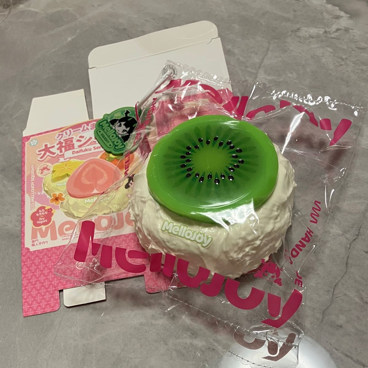 mellojoy メロジョイ 大福シリーズ スクイーズ キウイ