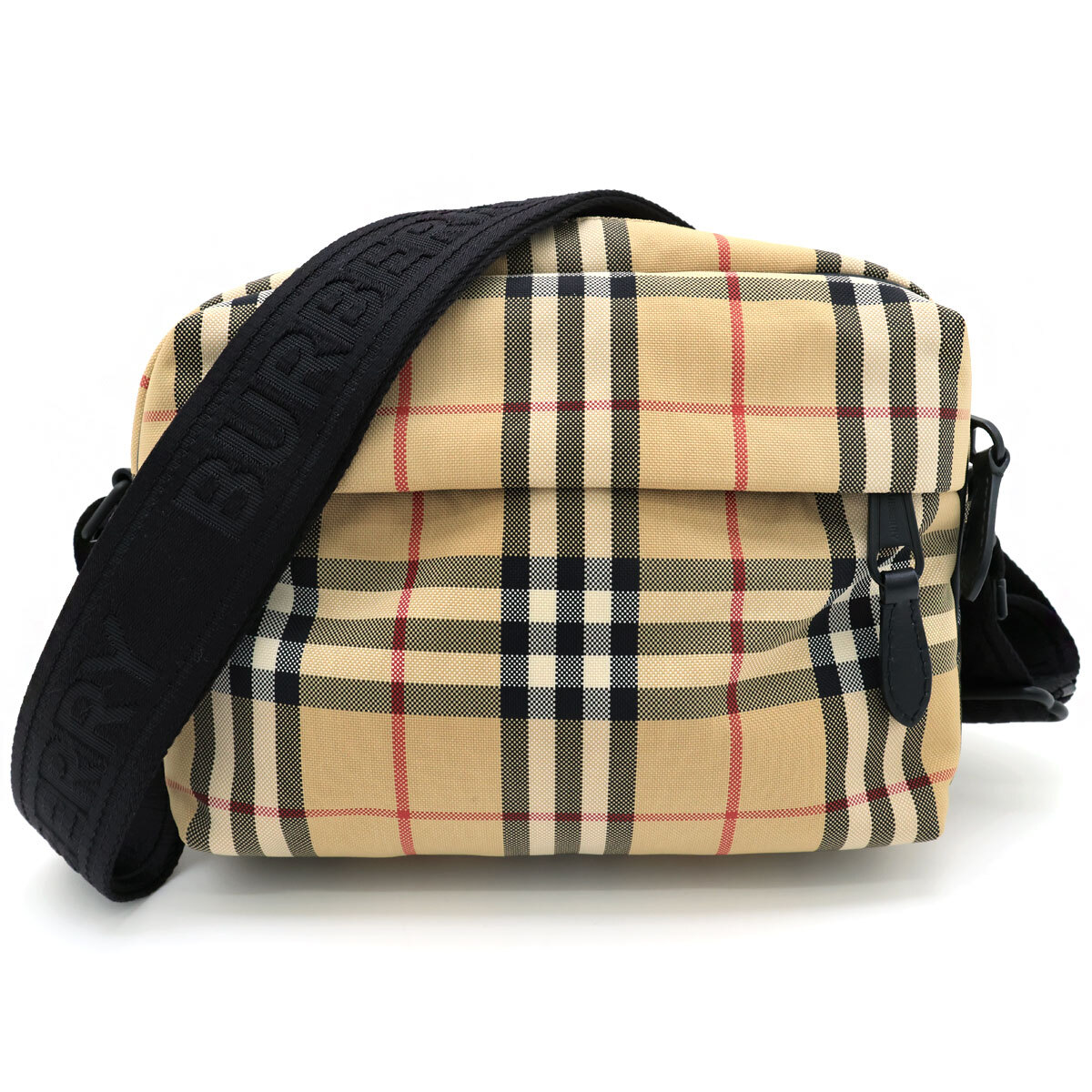 美品 バーバリー Burberry ノバチェック ボディバッグ 斜めがけ クロス