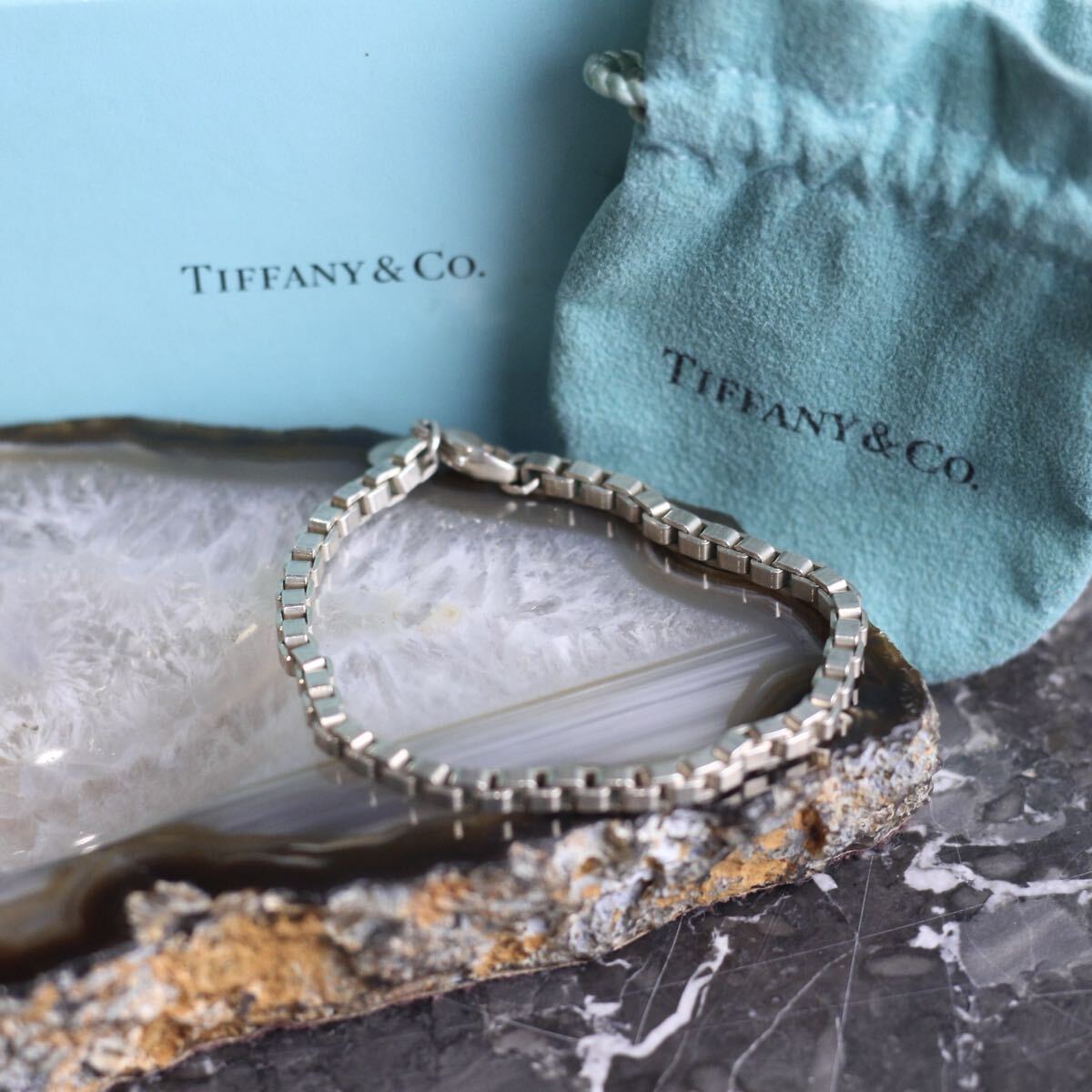 新品仕上済 Tiffany&Co. ティファニー ベネチアン リンク ブレスレット