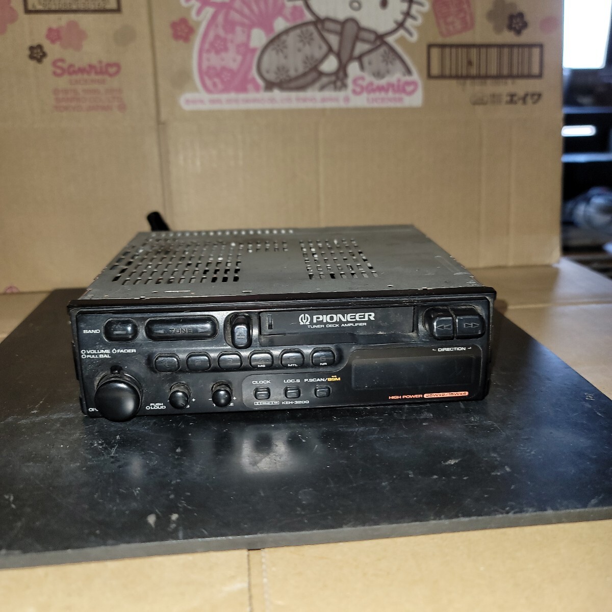 当時物、カロッツェリア KEH-8020他イコライザー、アンプセット