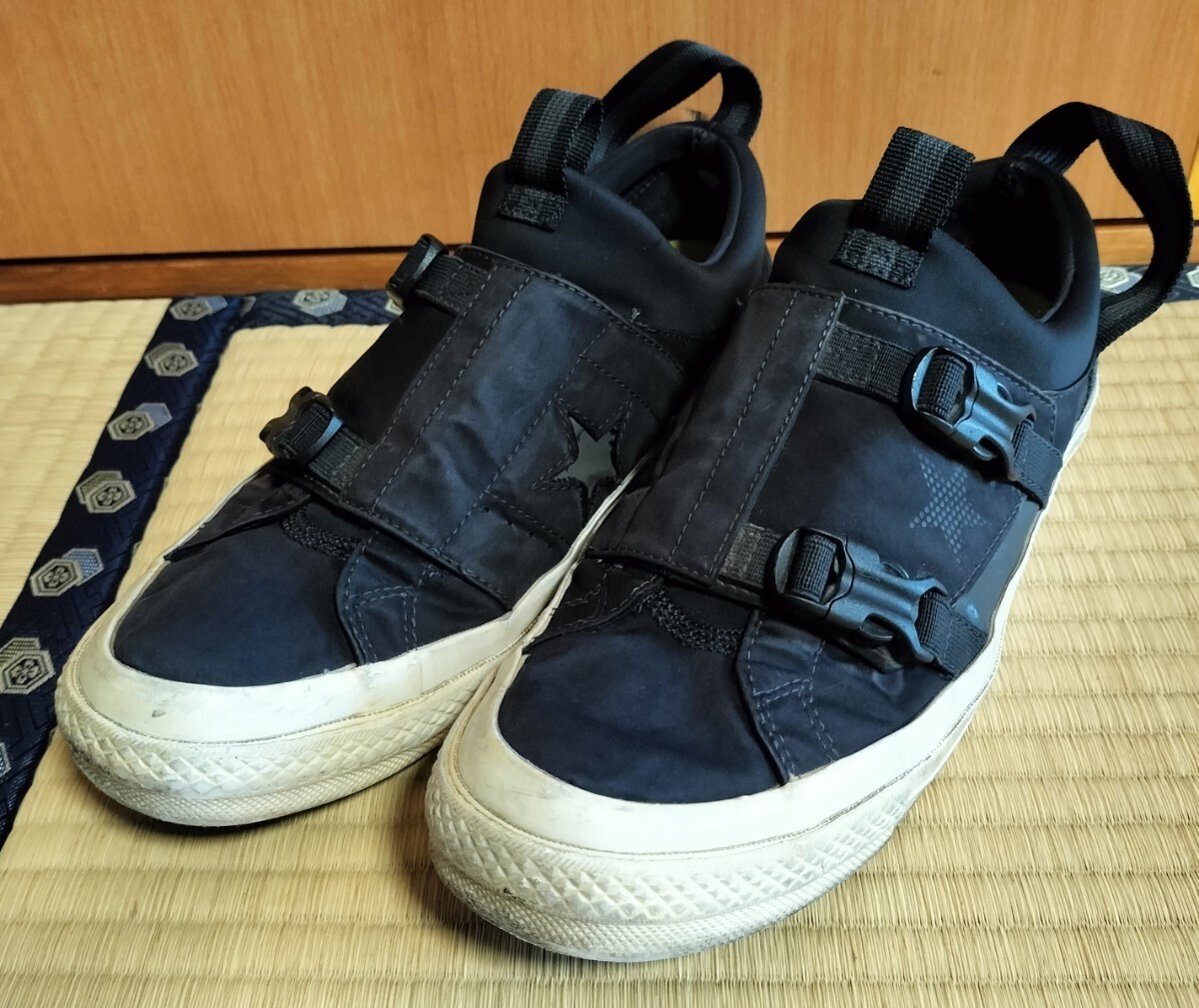 貴重 新品未使用 CONVERSE グリーン ベルクロシューズ 28センチ 【公式 
