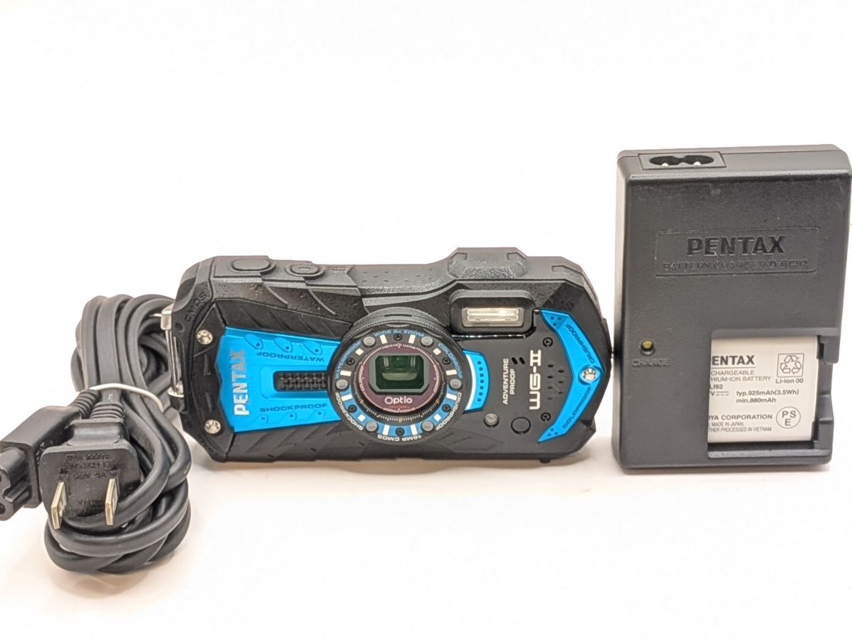 □ ほぼ新品 □ ペンタックス PENTAX Optio I-10 パールホワイト
