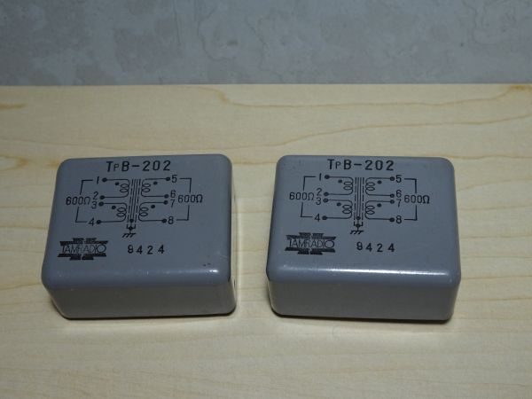 タムラ製作所オーディオ用インプットトランス:TPAS-10s x 2個【未使用