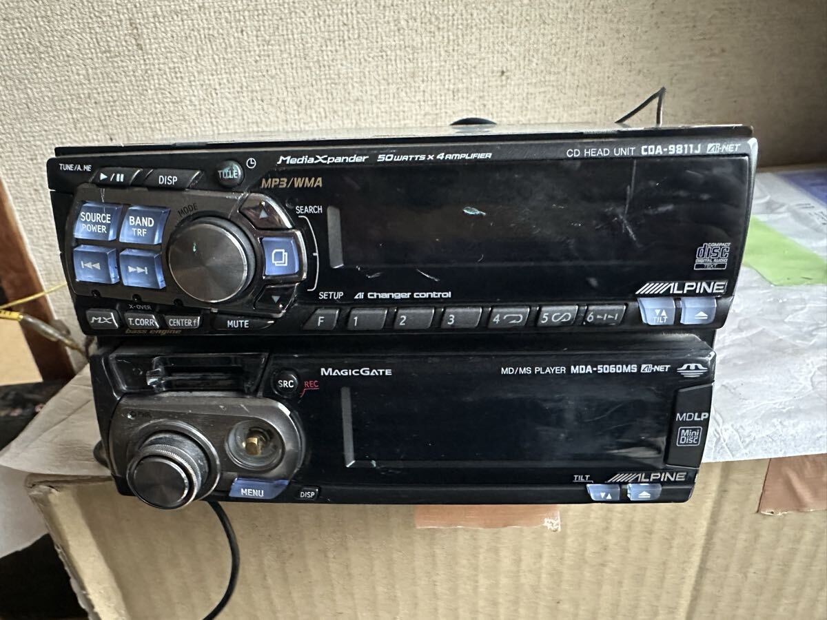 動作未確認 Alpine 7273J アルパイン カーステ テープ カーディオ 当時 