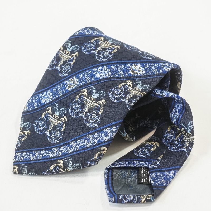 GUCCI グッチ GG柄 ネクタイ シルク シルク100 総柄 ボルドー