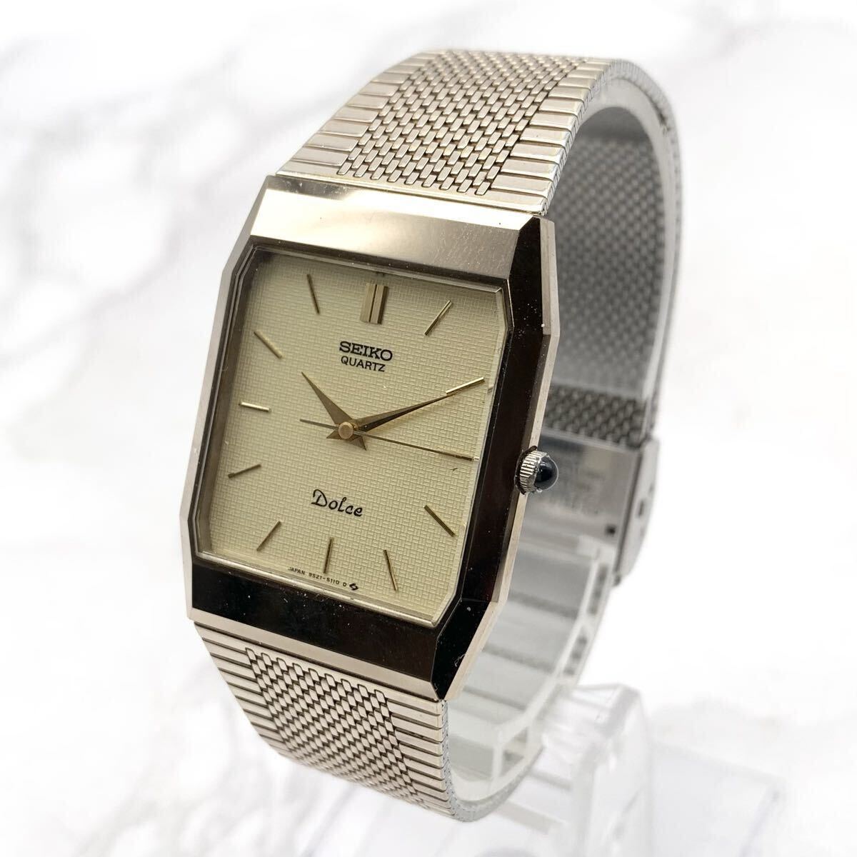 53.動作未確認・SEIKO セイコー DOLCE ドルチェ 8N40-6080 18KT K18 18 
