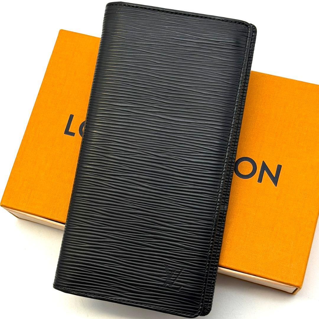 Louis vuitton】ポルトフォイユ・コメット 長財布 ノワール 黒系 ルイ