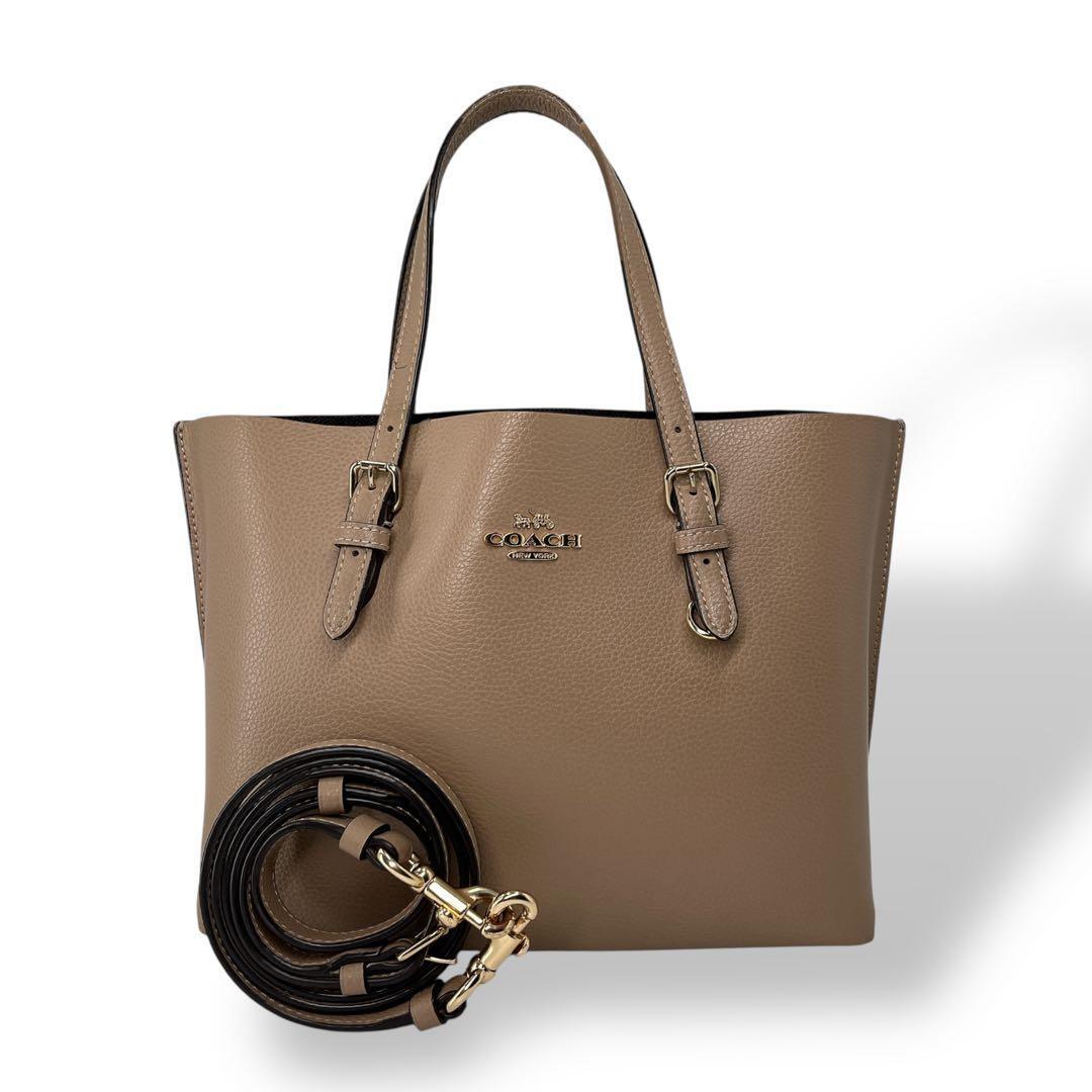 COACH CH228 デニムマルチ キャンバスレザー 2WAY トート | Shop at