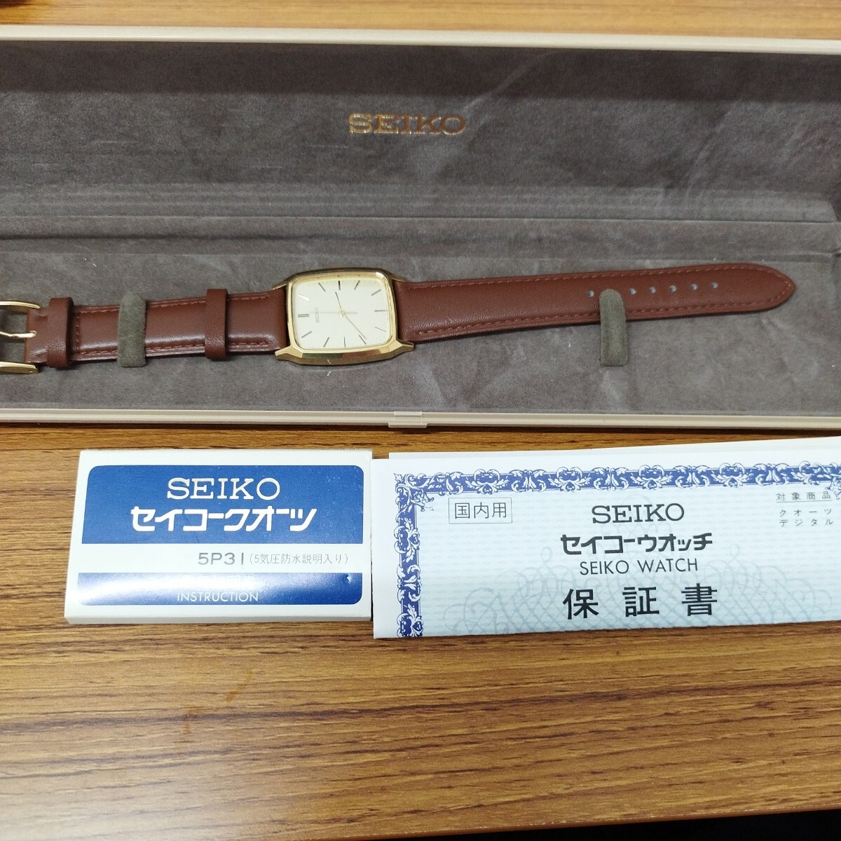O2☆【QZ/不動品】腕時計 SEIKOセイコー QUARTZ CHRONOGRAPH クロノ 