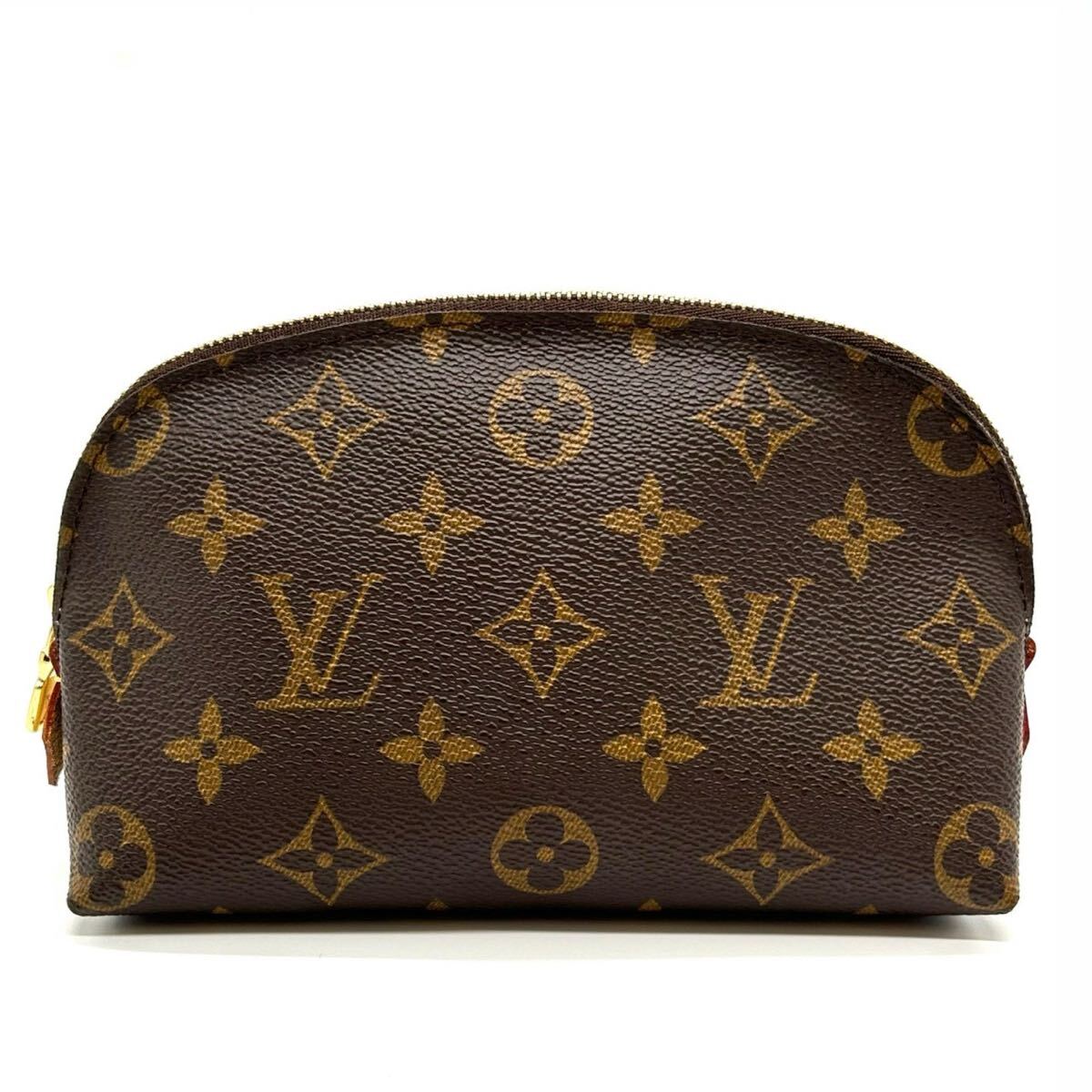 ルイヴィトン モノグラム ポーチ ブラウン PVC 小物入れ 化粧ポーチ 美品 LOUIS VUITTON ルイヴィトン 小物入れ ポーチ PVC モノグラム
