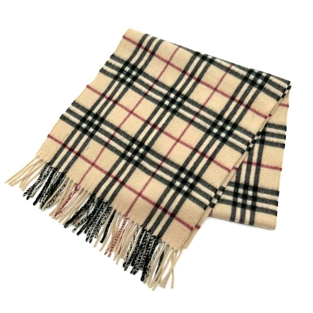 BURBERRY バーバリー ロンドン✨️英国製　ノバチェック　羊毛　マフラー BURBERRY LONDON バーバリーロンドン ノバチェック マフラー 羊毛