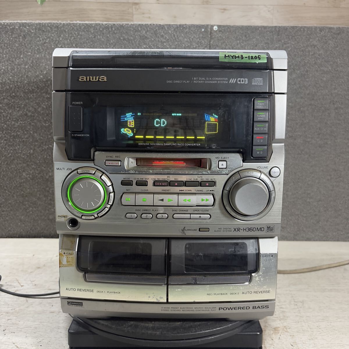【一部ジャンク品】 Aiwa XR-MD500 ミニコンポ 一部ジャンク品】 Aiwa XR-MD500 ミニコンポ - メルカリ
