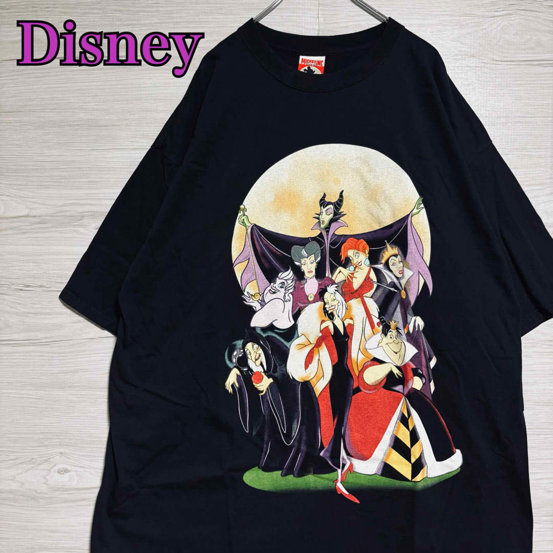 両面デザイン】Disney ディズニー ヘラクレス ハデス Tシャツ XLサイズ 