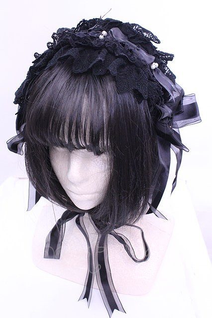 Preview of ALICE and the PIRATES / Faint memoryヘッドドレス クロ O-25-12-18-1039-PA-AC-IG-ZT488-F006