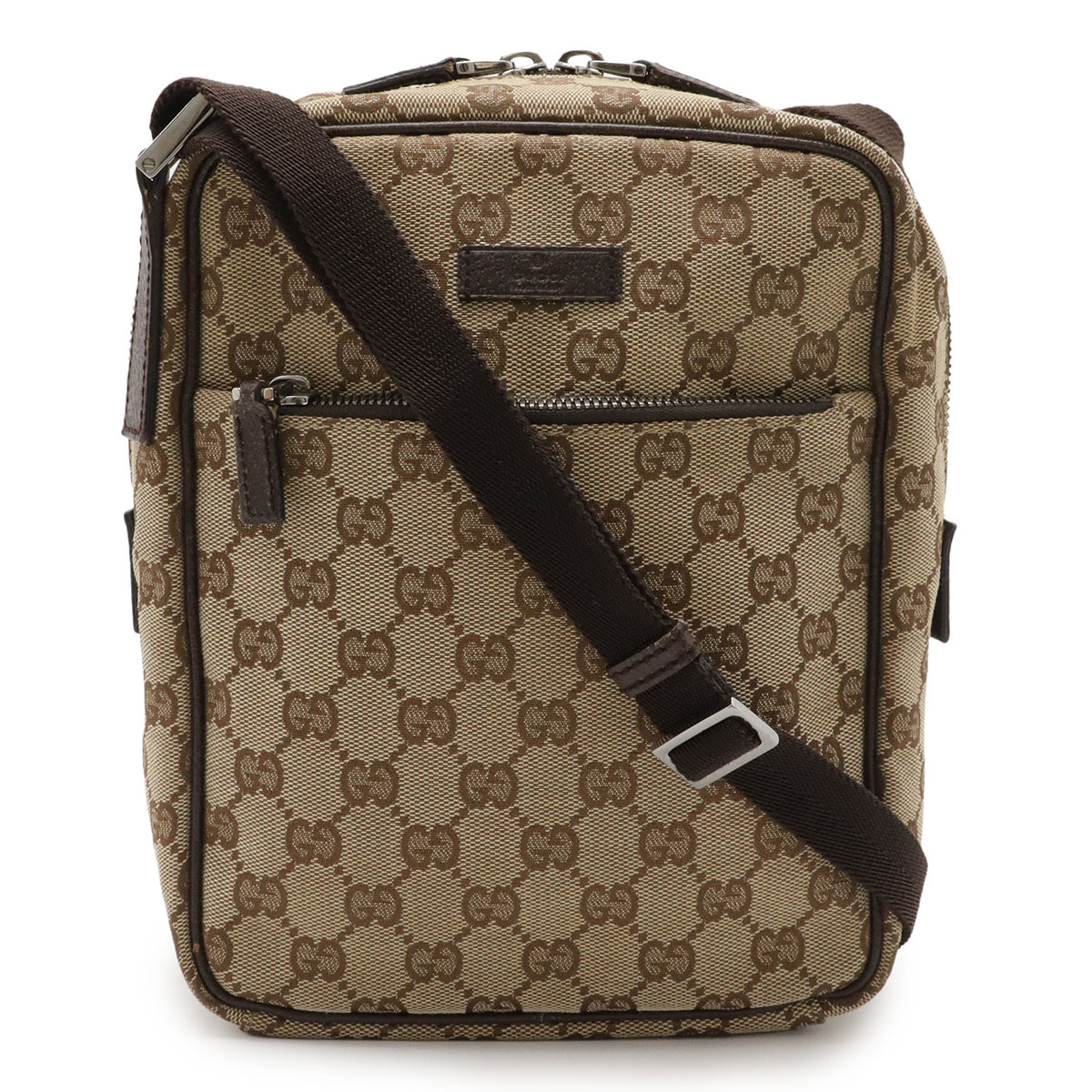 061 1円 GUCCI グッチ GGキャンバス レザー ブラウン トート 061 1円 GUCCI グッチ GGキャンバス レザー ブラウン トート