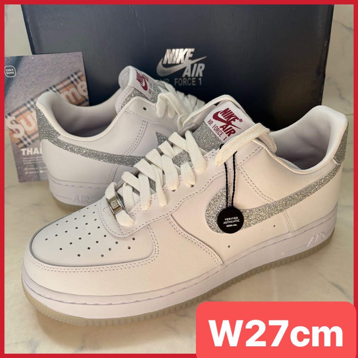 新品 26.5cm Nike Air Force 1 Low Retro PRM ボンバーグレー ナイキ 