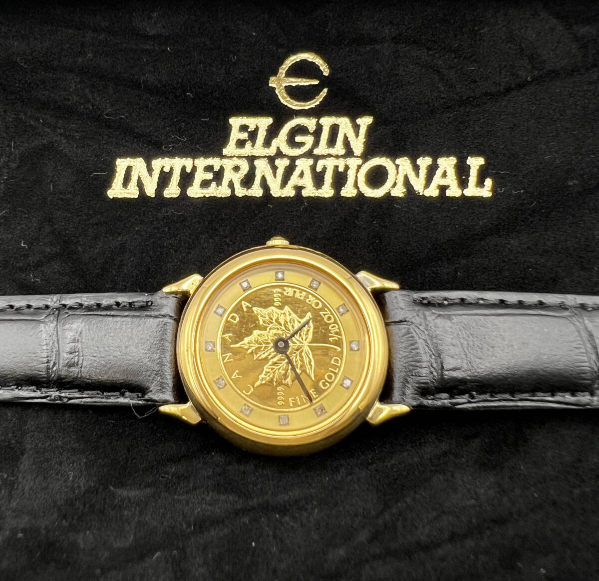 エルジン 1g 腕時計 ELGIN インゴット GOLD 999.9 FINE ゴールド