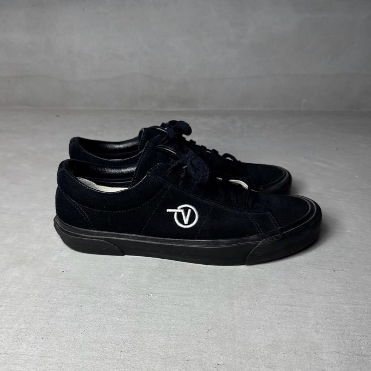廃盤　未使用級VANS オーセンティック 44DX アナハイム オールブラック バンズ VANS オーセンティック AUTHENTIC BLACK US9 44DX anaheim