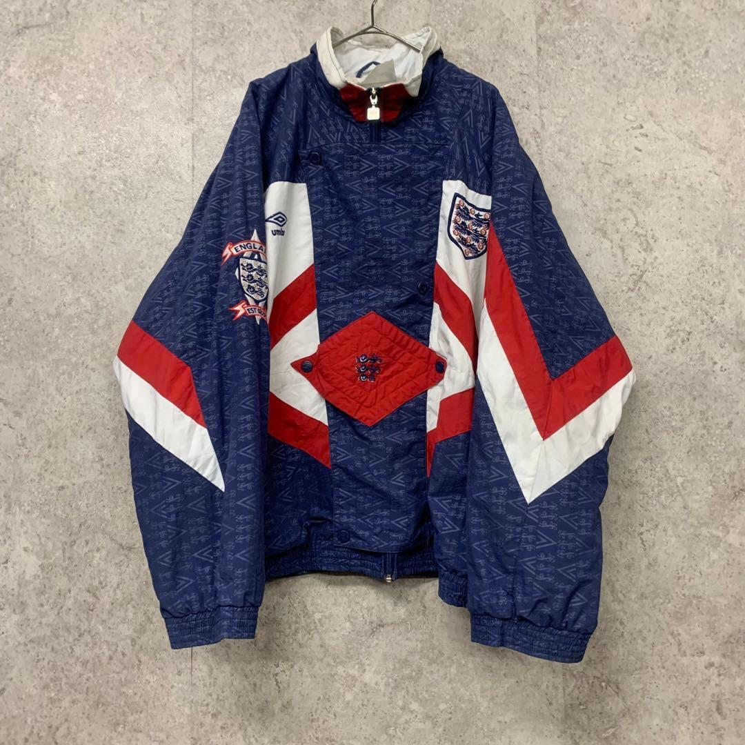 90s umbro アンブロ ナイロンジャケット イングランド代表 XL | Shop 