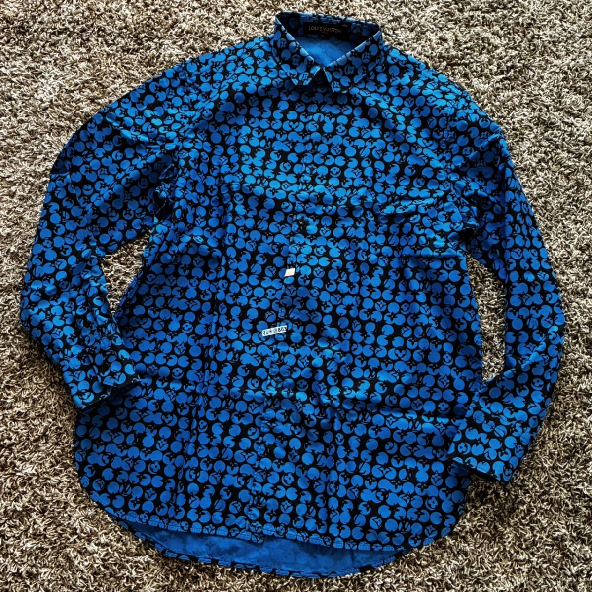 LOUIS VUITTON パーフォレーテッドモノグラムDNA長袖シャツ LOUIS 