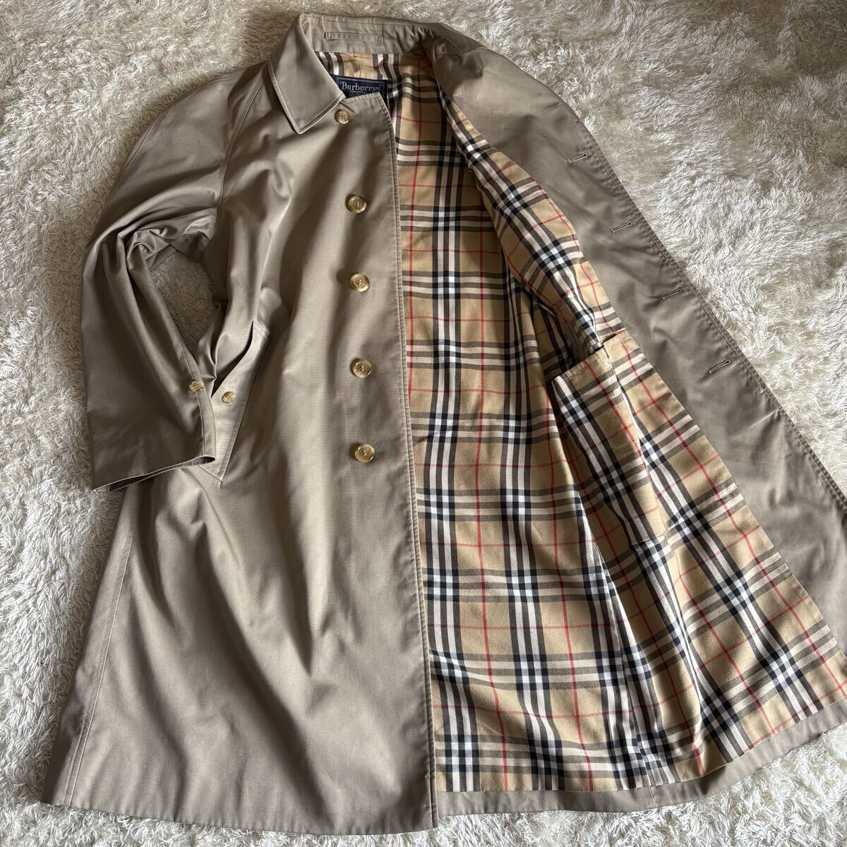 ショッピング大特価 美品 40万!英国製 BURBERRY ピュアカシミヤ100 