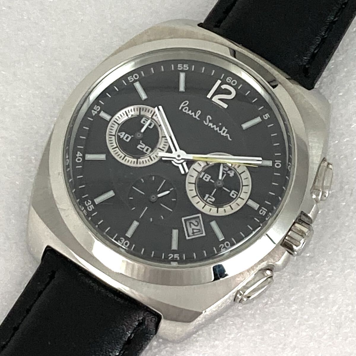 Smith Paul ポールスミス 腕時計 クロノグラフ スクエア クロノ 希少 