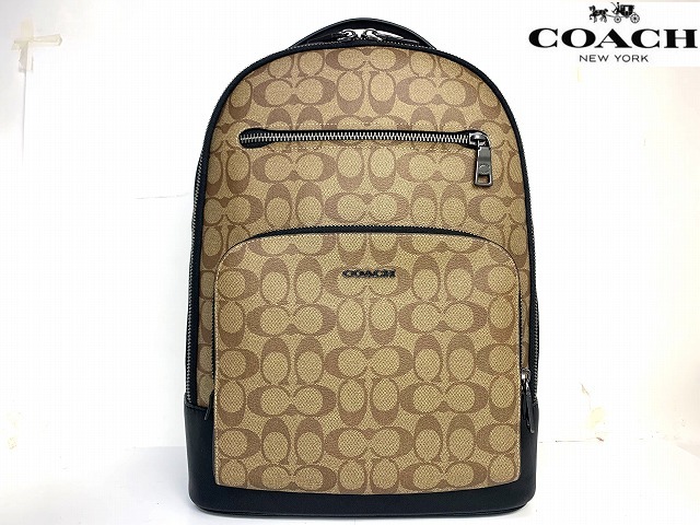 ✨美品✨コーチ リビングトン リュック バックパック シグネチャー 大容量 ロゴ 月末値下】COACHコーチ リビングトンバックパック シグネチャー柄 大