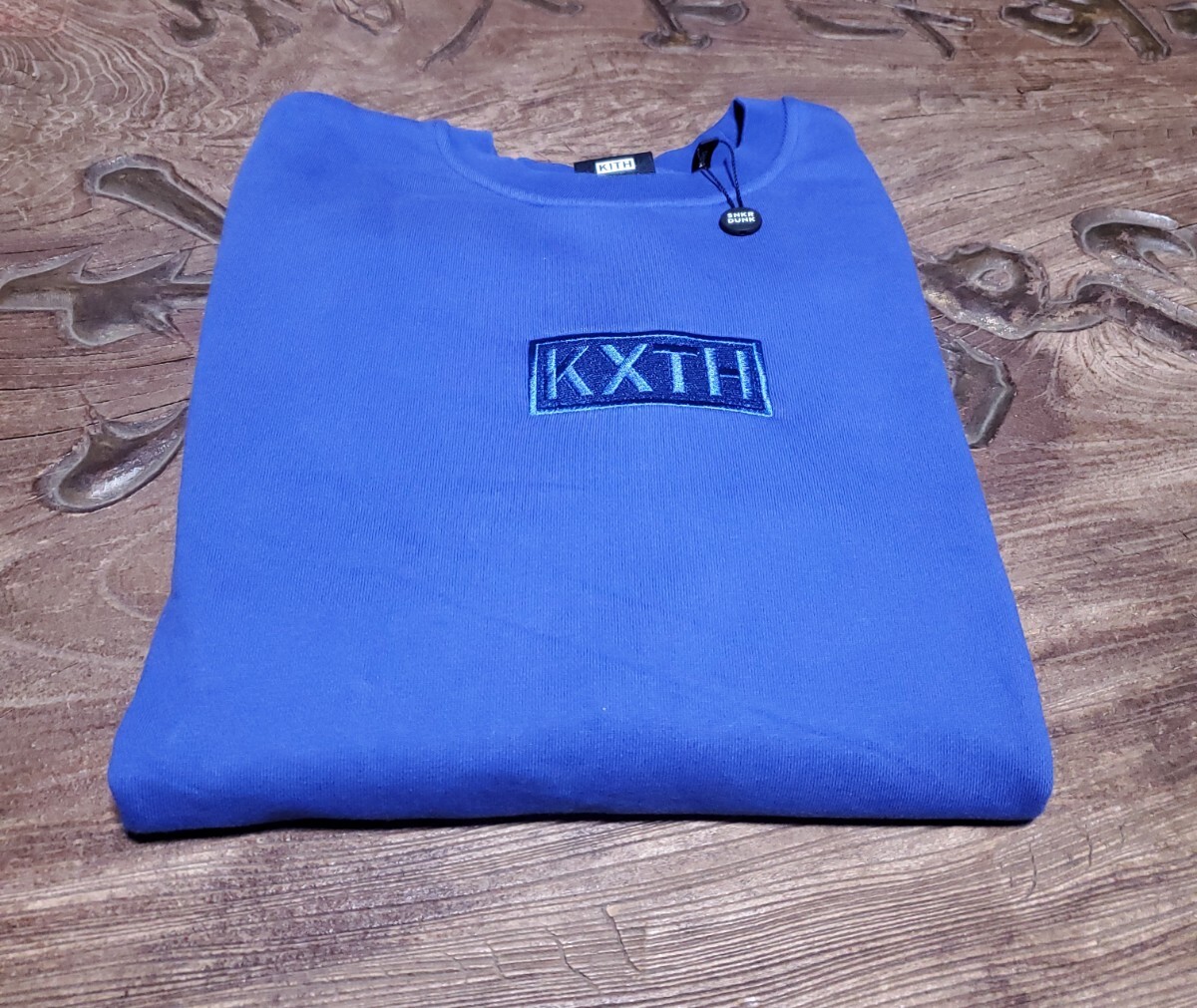 KITH Box Logo Crewneck Heather Grey キス ボックスロゴ スウェット