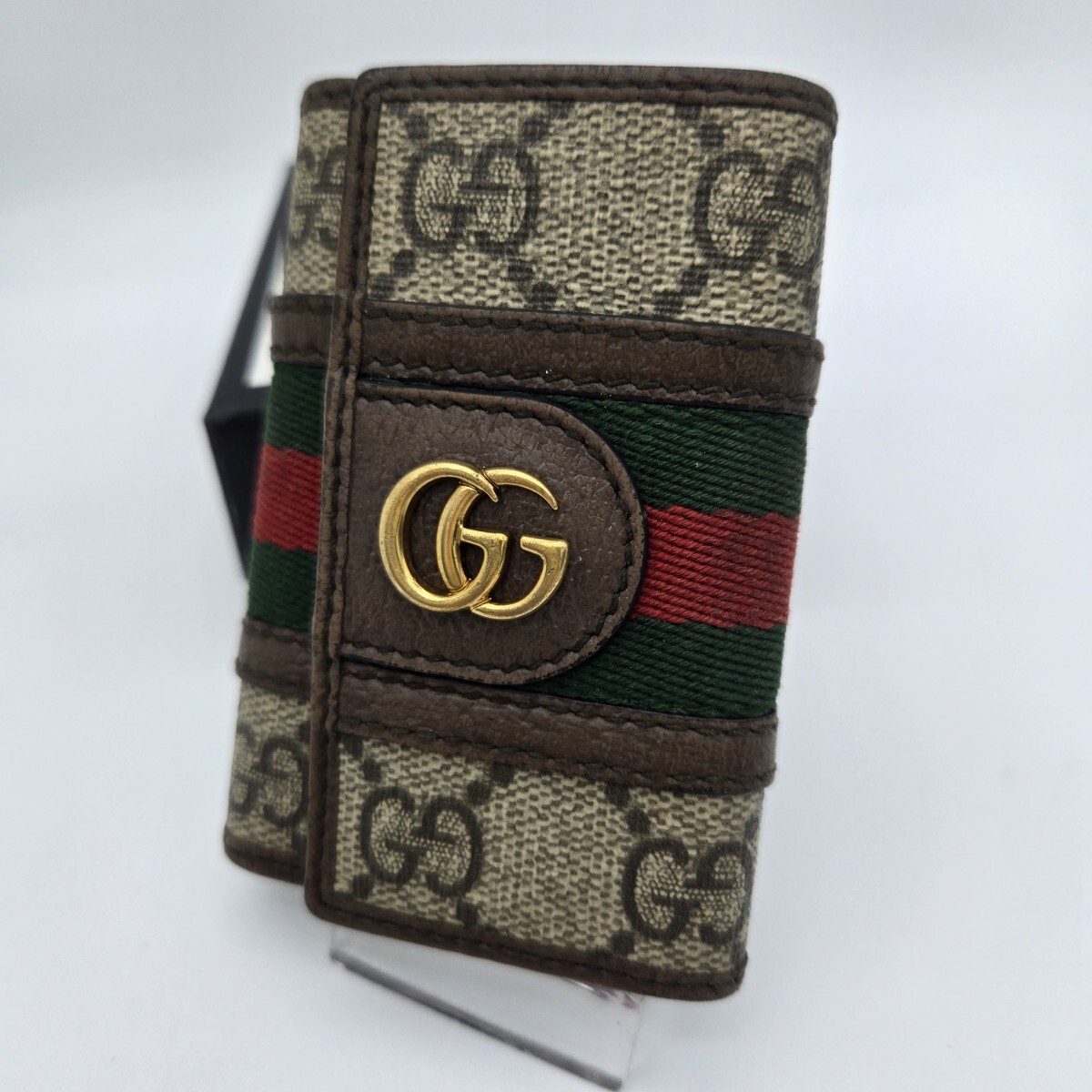 GUCCI 6連キーケース キーケース マーモント GGスプリーム　シボ グッチ ファッション小物 GUCCI 6連キーケース キーケース マーモント GG